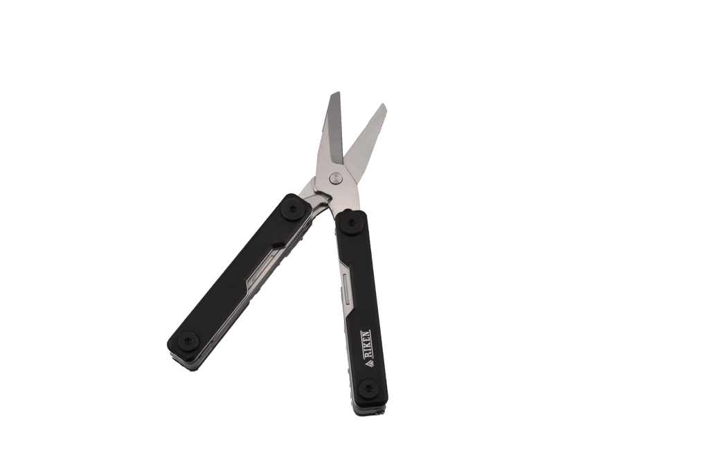 Riken Mate multitool — cımbız, SIM iğnesi ve tornavida detayı